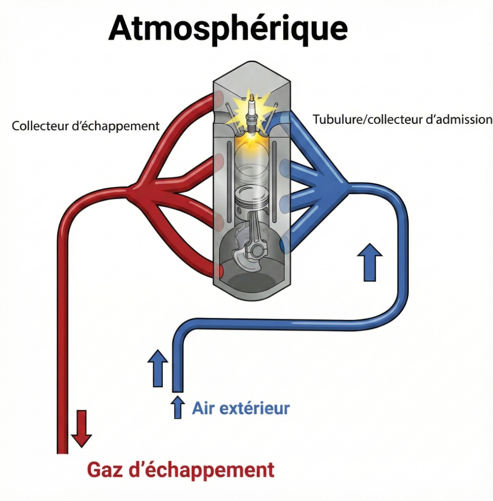 Schema di un motore aspirato
